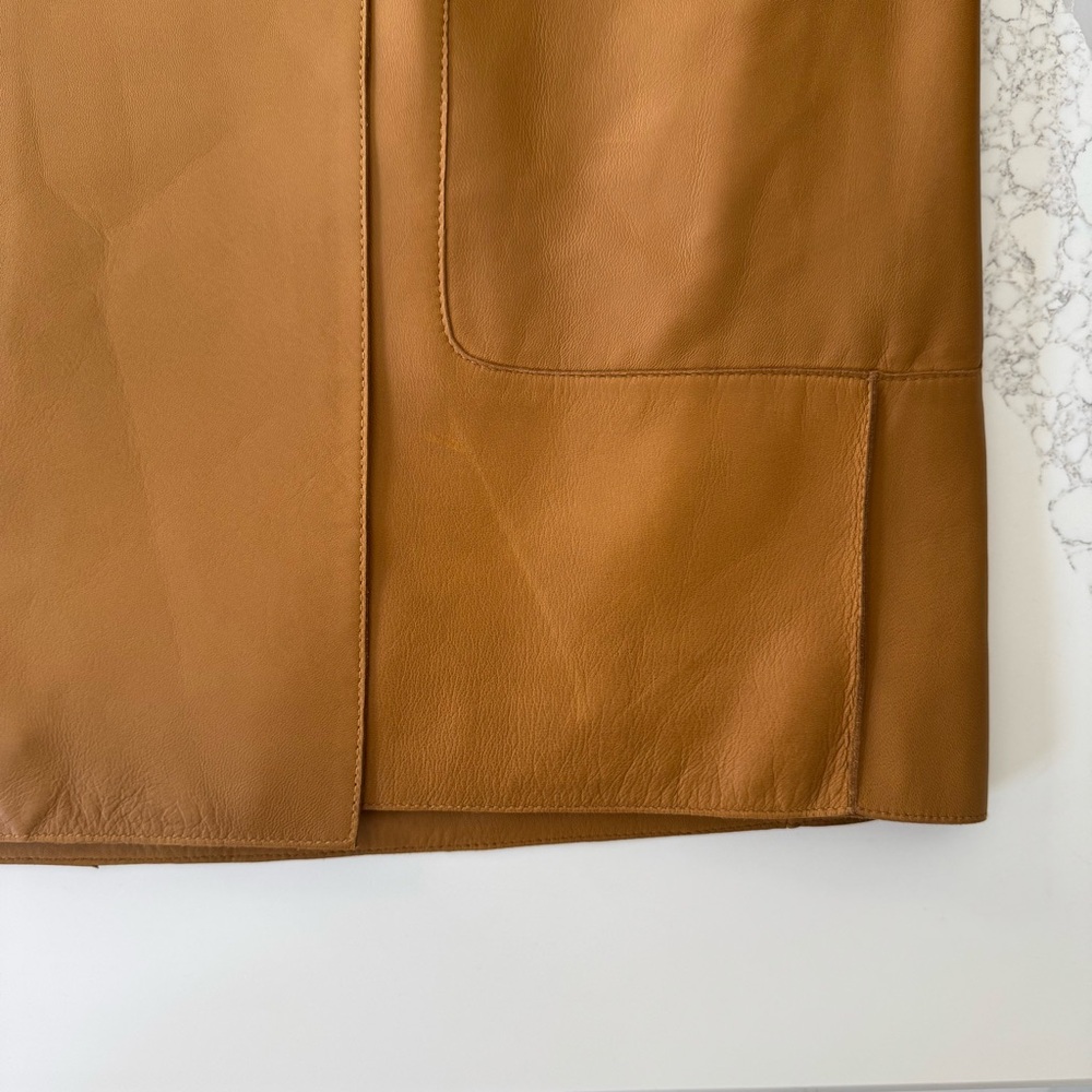 THE ROW LEATHER COAT - Picture 15 of 16